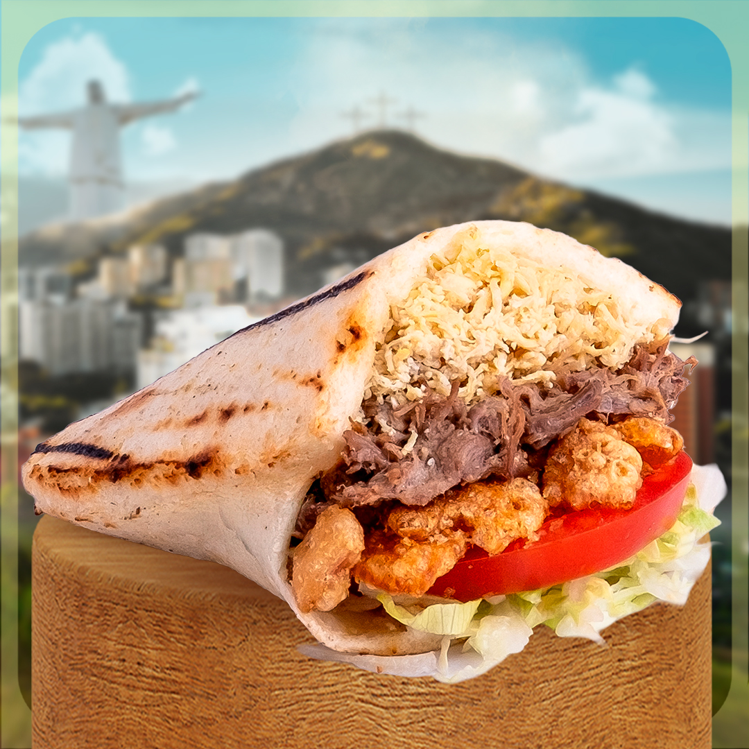 Arepa con Todo
