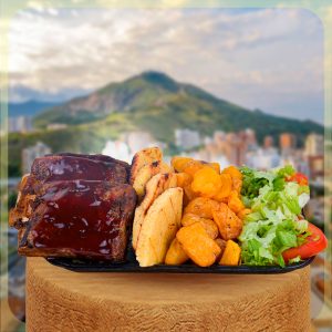Bandeja de Costilla BBQ